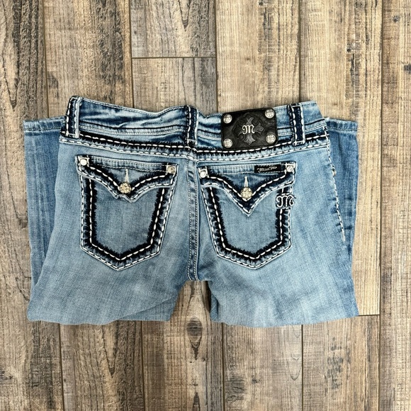Short Boyfriend En Jean Délavé Miss Me - Taille 24 (Junior) - Neuf Avec étiquettes